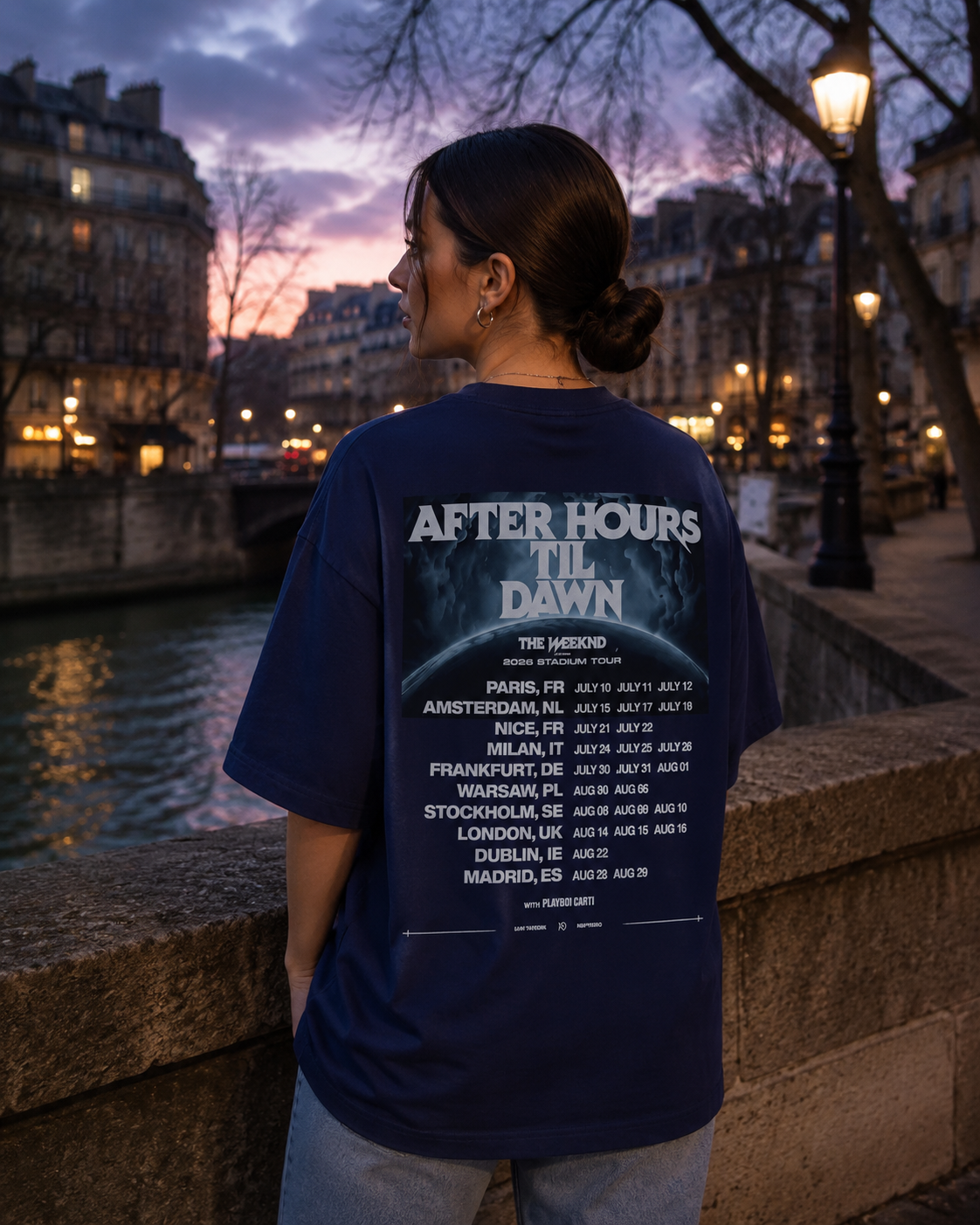 Forvem® The Weeknd After Hours Til Dawn Tour Europe 2026 Merch Tee