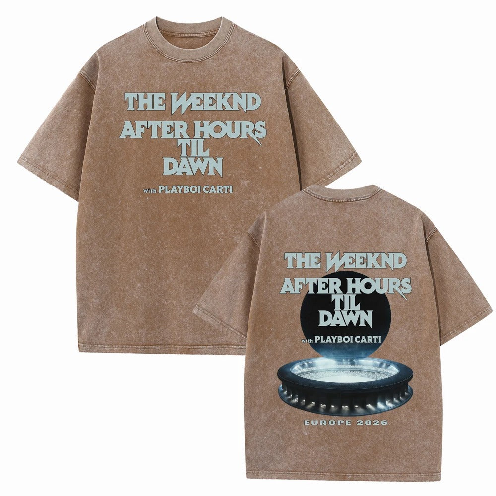 Forvem® The Weeknd After Hours Til Dawn Tour Europe 2026 Merch Tee
