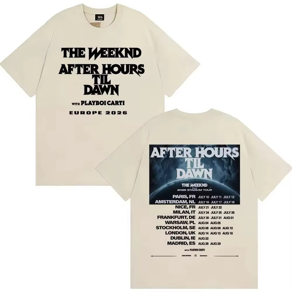 Forvem® The Weeknd After Hours Til Dawn Tour Europe 2026 Merch Tee