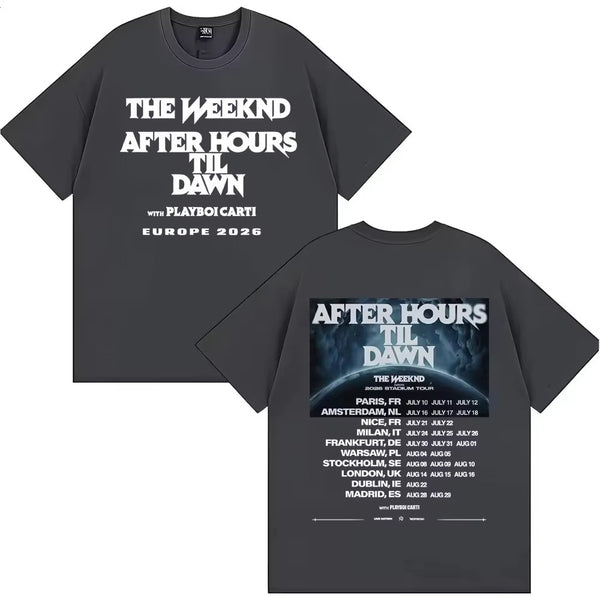 Forvem® The Weeknd After Hours Til Dawn Tour Europe 2026 Merch Tee