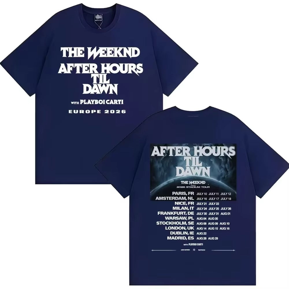 Forvem® The Weeknd After Hours Til Dawn Tour Europe 2026 Merch Tee