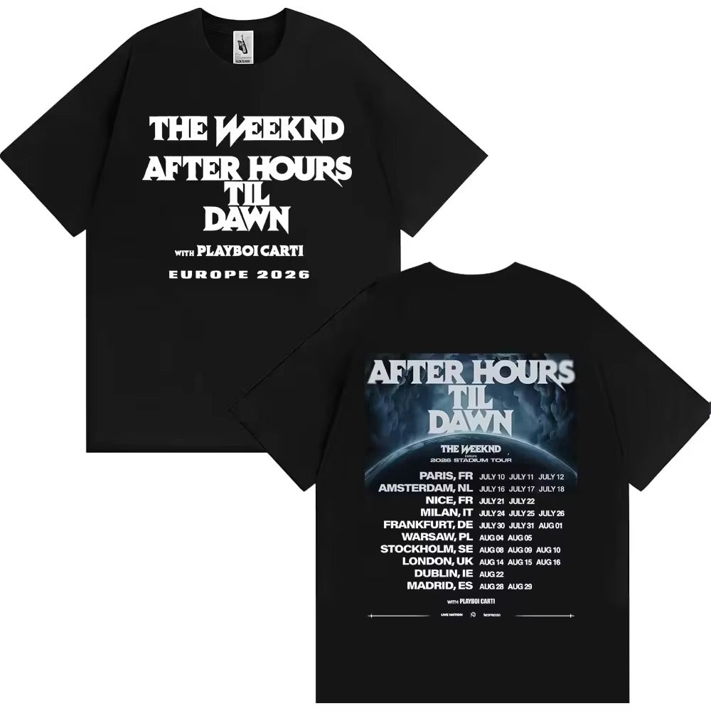 Forvem® The Weeknd After Hours Til Dawn Tour Europe 2026 Merch Tee