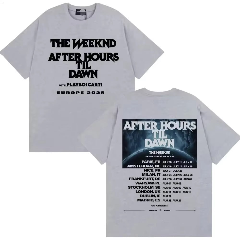 Forvem® The Weeknd After Hours Til Dawn Tour Europe 2026 Merch Tee